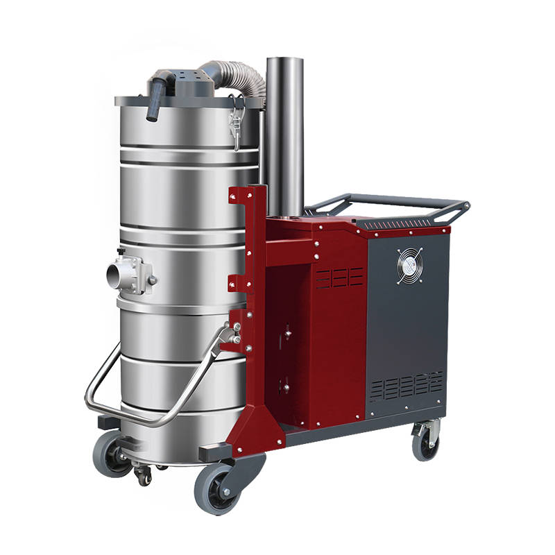 广州坦洁380V 双桶手动反吹工业吸尘器X8系列
